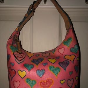 Dooney & Bourke Signature Heart Handbag/Purse